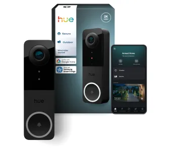 Dzwonek Philips Hue Wired Video Doorbell Camera Czarny