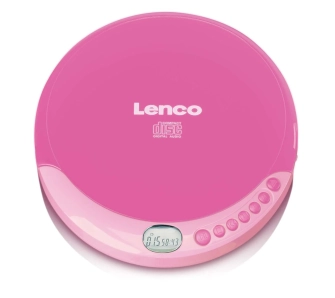 Odtwarzacz Lenco CD-011PK Różowy