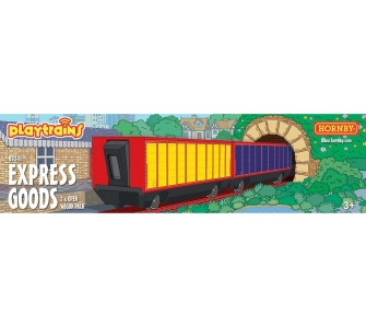 Model Playtrains OO 1:76 Zestaw 2 otwartych wagonów Express Goods