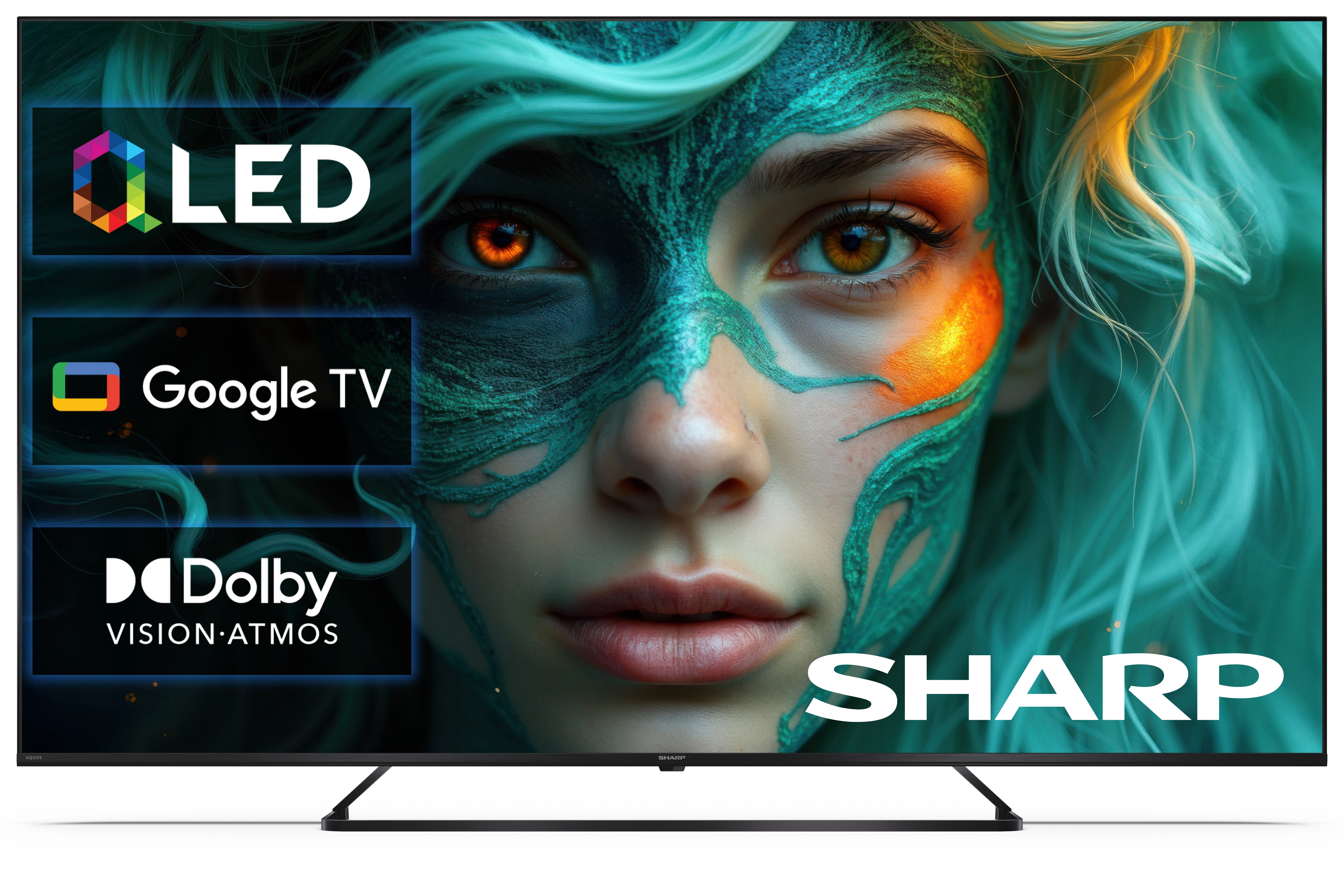 Telewizor Sharp 65HP6765E 65" QLED 4K Google TV Dolby Vision Dolby Atmos HDMI 2.1 DVB-T2