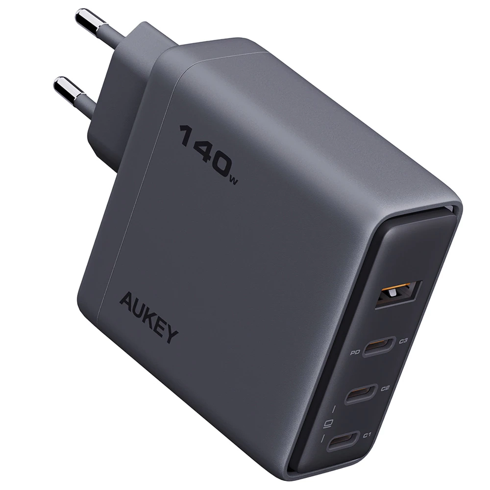 Ładowarka sieciowa Aukey Comet Mix 4 3xUSB-C 1xUSB 140W PA-C6 Szary