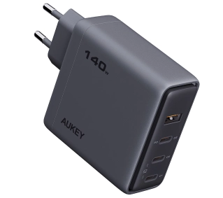 Aukey Comet Mix 4 3xUSB-C 1xUSB 140W PA-C6 Szary