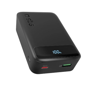 Powerbank SBS TEBBCT20000PDLCDK Compact 20000mAh PD 20W LCD Czarny