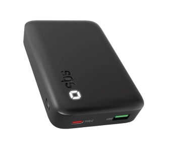 Powerbank SBS TEBBCT10000PDLDK Compact 10000mAh PD 20W Czarny
