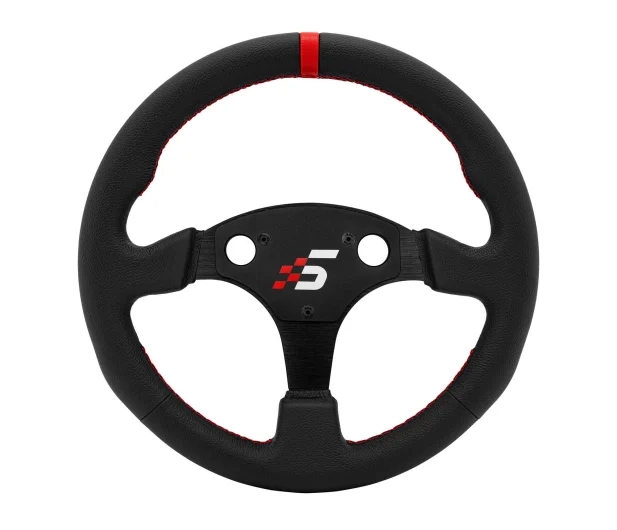 Kierownica Simagic P-330RK Skóra 33cm Obręcz kierownicy bez huba czarno-czerwony