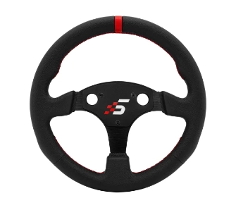Kierownica Simagic P-330RK Skóra 33cm Obręcz kierownicy bez huba czarno-czerwony
