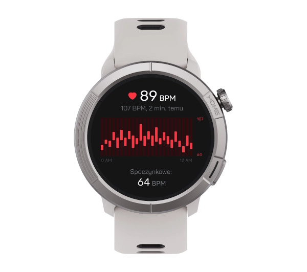 STELIO Activ Pro Funkcje AI 46mm GPS Tytan Srebrny - Kup na Raty - RRSO 0%