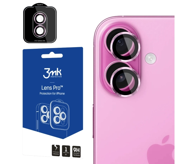 Ochrona na obiektyw aparatu 3MK Lens Protection Pro do Apple iPhone 17 fioletowy