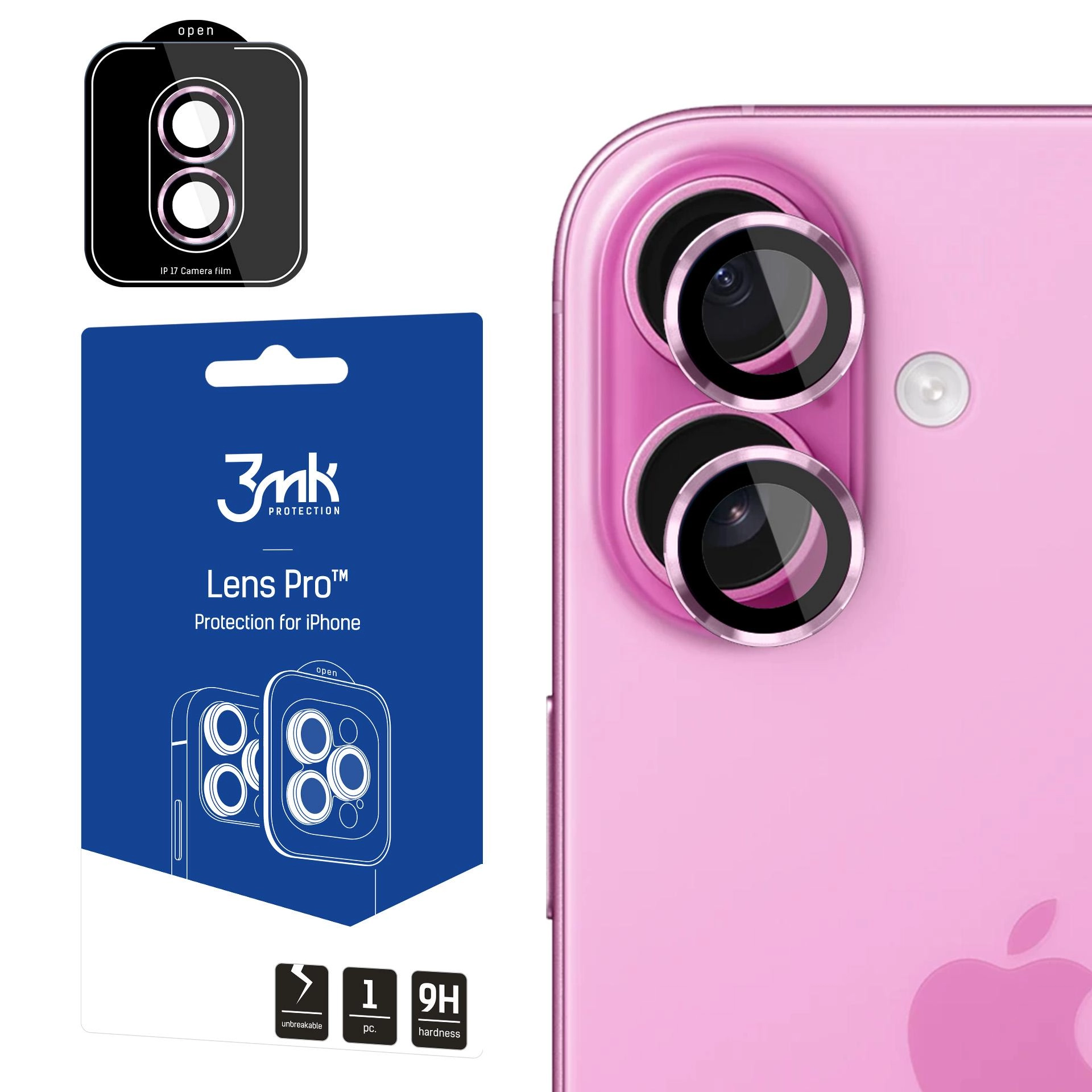 Szkło hartowane 3mk Lens Protection Pro do Apple iPhone 17