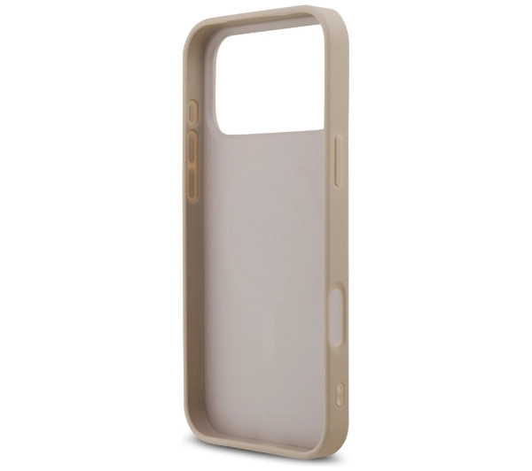 Guess 4G Ring Classic Logo MagSafe do iPhone 17 Pro Max różowy