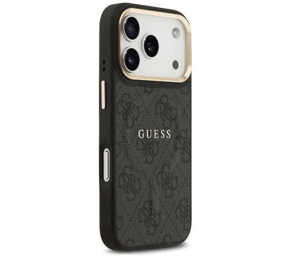 Guess 4G PU Classic Logo MagSafe do iPhone 17 Pro czarny
