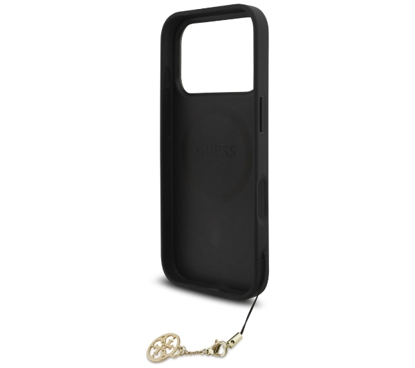 Guess 4G Charms Collection MagSafe do iPhone 17 Pro Czarny