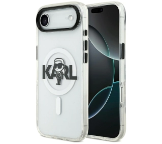 Karl Lagerfeld IML Karl Sketch Logo MagSafe do iPhone Air Przezroczysty
