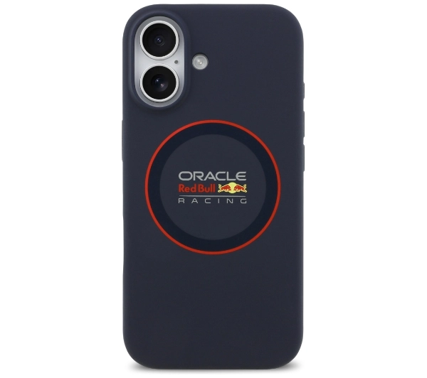 Red Bull Racing Silicone Red Ring MagSafe do iPhone 17 Granatowy