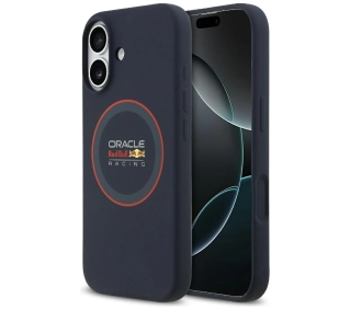 Red Bull Racing Silicone Red Ring MagSafe do iPhone 17 Granatowy