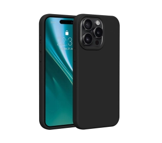 Etteri Silicone Case do iPhone 15 Pro Max Czarny