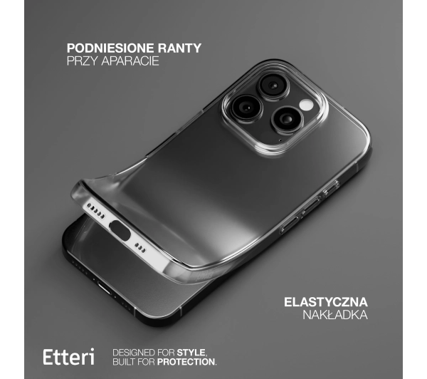 Etteri Clear Case do iPhone 15 Pro Max