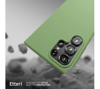 Etui Etteri Silicone Case Galaxy S23 Ultra Zielony