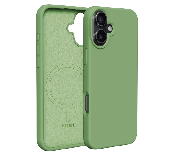 Etteri Silicone Case do iPhone 16 Zielony