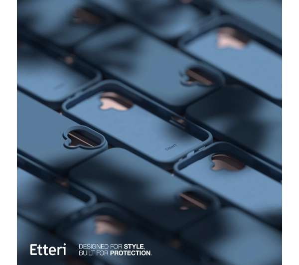 Etteri Silicone Case do iPhone 16 Plus Niebieski