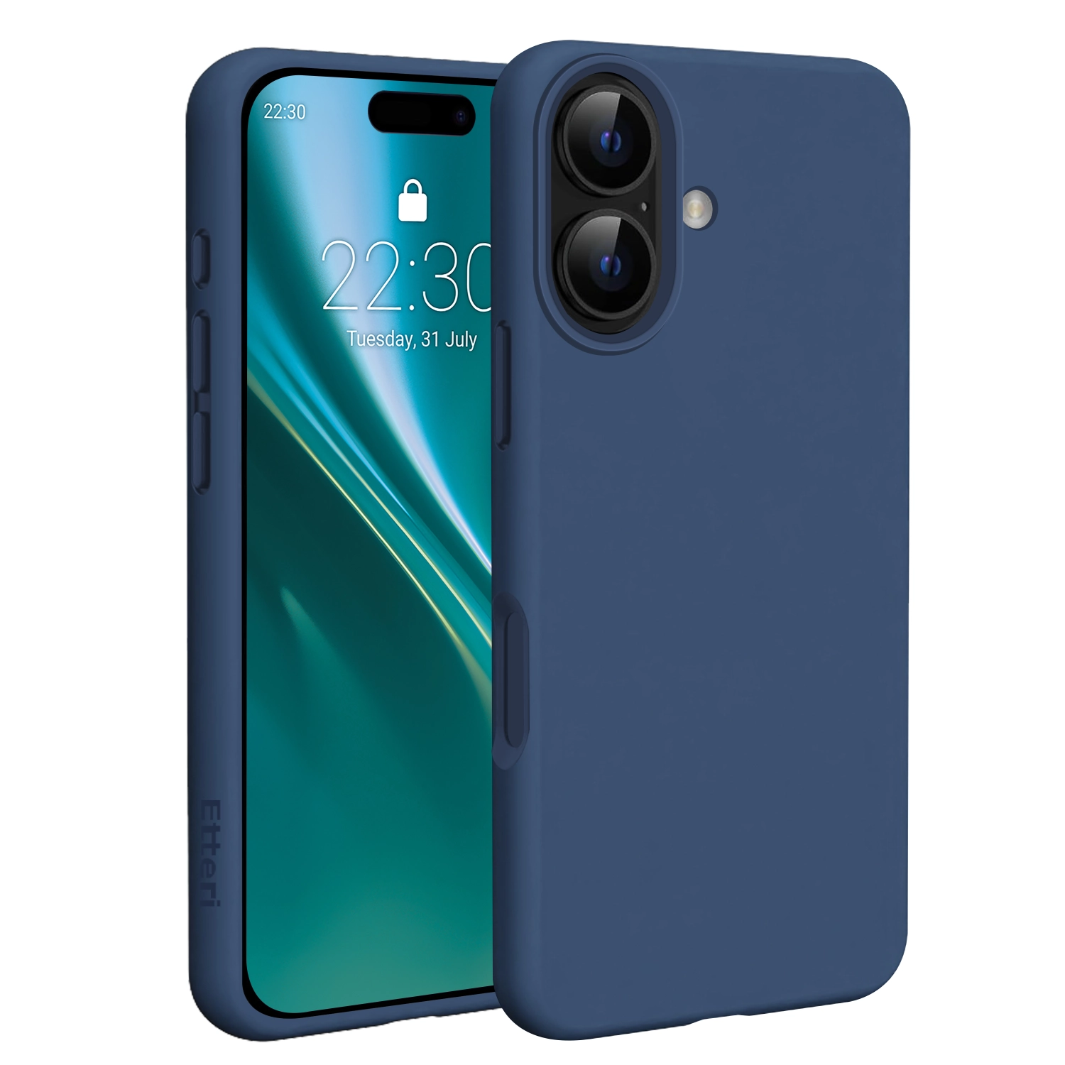 Etui Etteri Silicone Case do iPhone 17 Niebieski