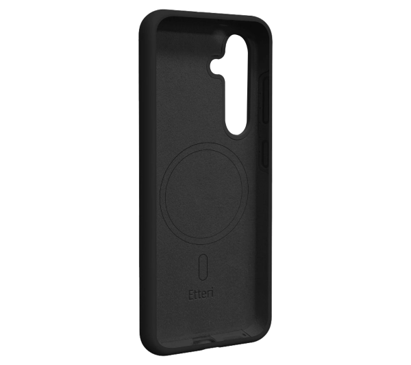 Etteri Silicone Case do Galaxy S25 Plus Czarny