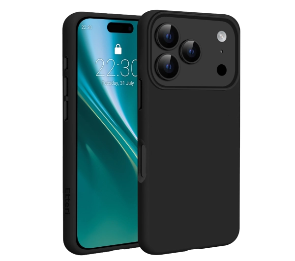 Etteri Silicone Case do iPhone 17 Pro Max Czarny