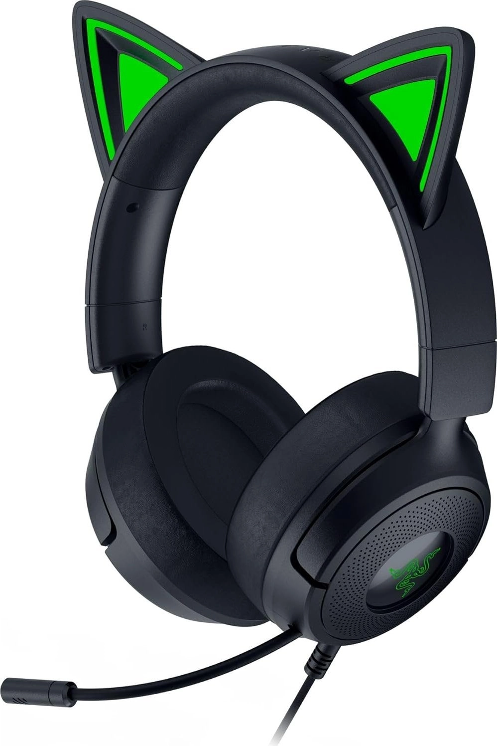 Słuchawki przewodowe z mikrofonem Razer Kraken Kitty V3 X Nauszne Czarny