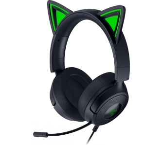 Słuchawki przewodowe z mikrofonem Razer Kraken Kitty V3 X Nauszne Czarny