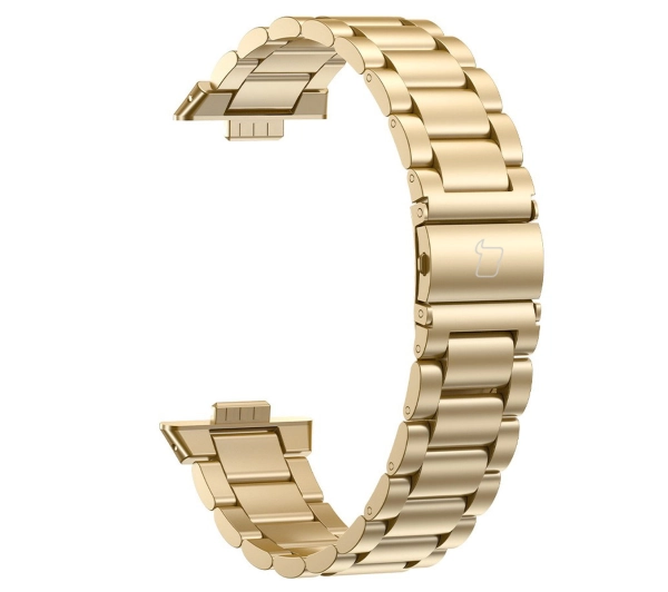 Bizon ze stali nierdzewnej do Huawei Watch Fit 4 / Huawei Watch Fit 4 Pro / Huawei Watch Fit 4 złoty