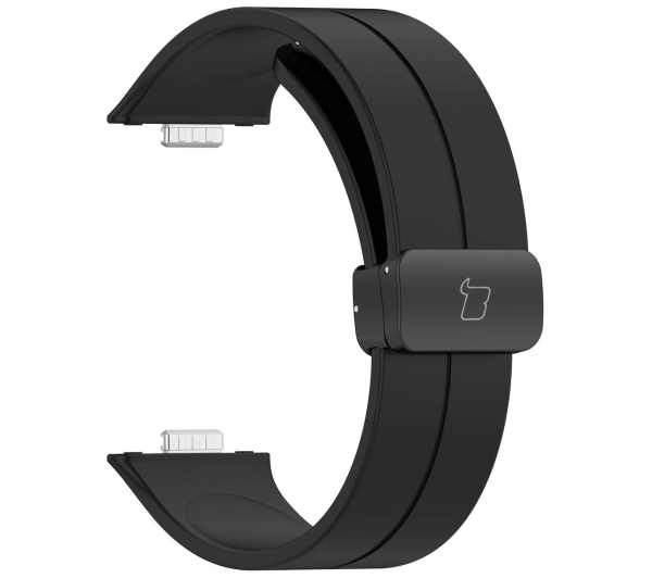 Bizon Strap Watch Silicone L do Huawei Watch Fit 4 / Huawei Watch Fit 4 Pro / Huawei Watch Fit 3 czarny