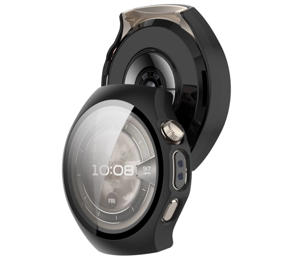 Bizon ze szkłem do Huawei Watch 5 42 mm czarny