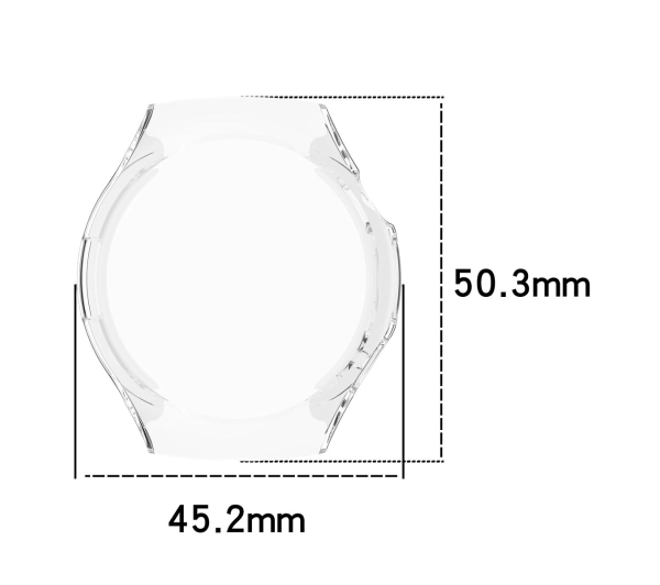 Bizon Felipe do  Huawei Watch 5 42 mm przezroczysty