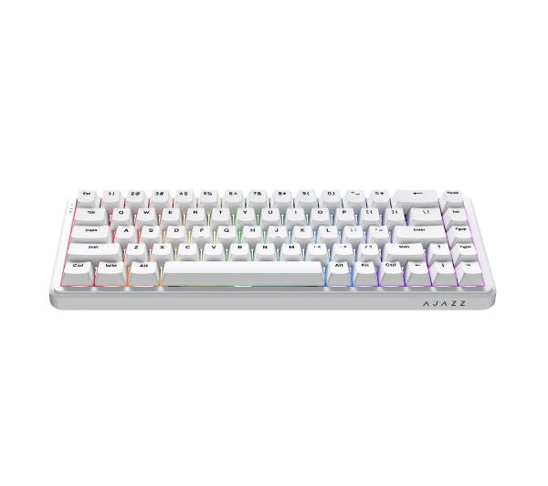 Ajazz AK680 MAX Magnetic Switch Biały