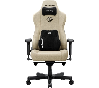 Fotel Anda Seat Kaiser 3E XL Gamingowy do 150kg Tkanina Beżowy