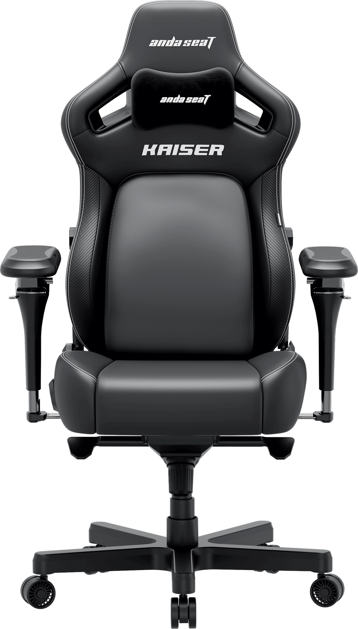 Fotel Anda Seat Kaiser 4 V2 XL Gamingowy do 150kg Skóra ECO Czarny