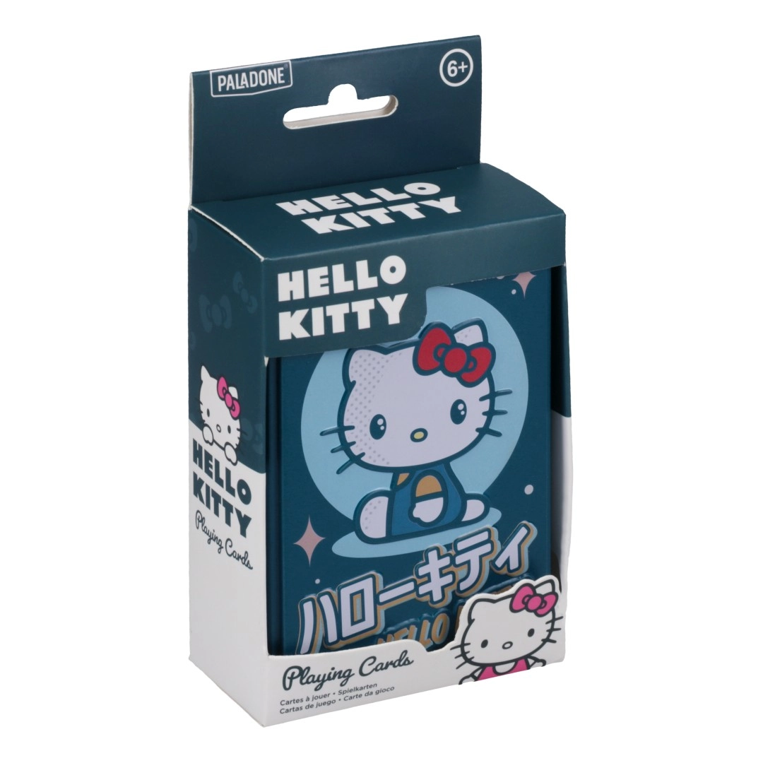 Karty do gry Paladone Hello Kitty Playing Cards w metalowej puszce