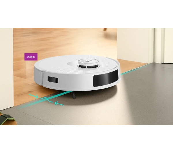 Bosch Spotless Advanced+ BCRD2W Funkcja mopowania Stacja oczyszczająca Tworzenie mapy pomieszczenia 75dB - Kup na Raty - RRSO 0%