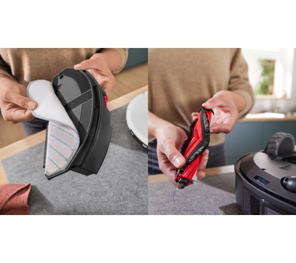 Bosch Spotless Advanced+ BCRD2W Funkcja mopowania Stacja oczyszczająca Tworzenie mapy pomieszczenia 75dB - Kup na Raty - RRSO 0%