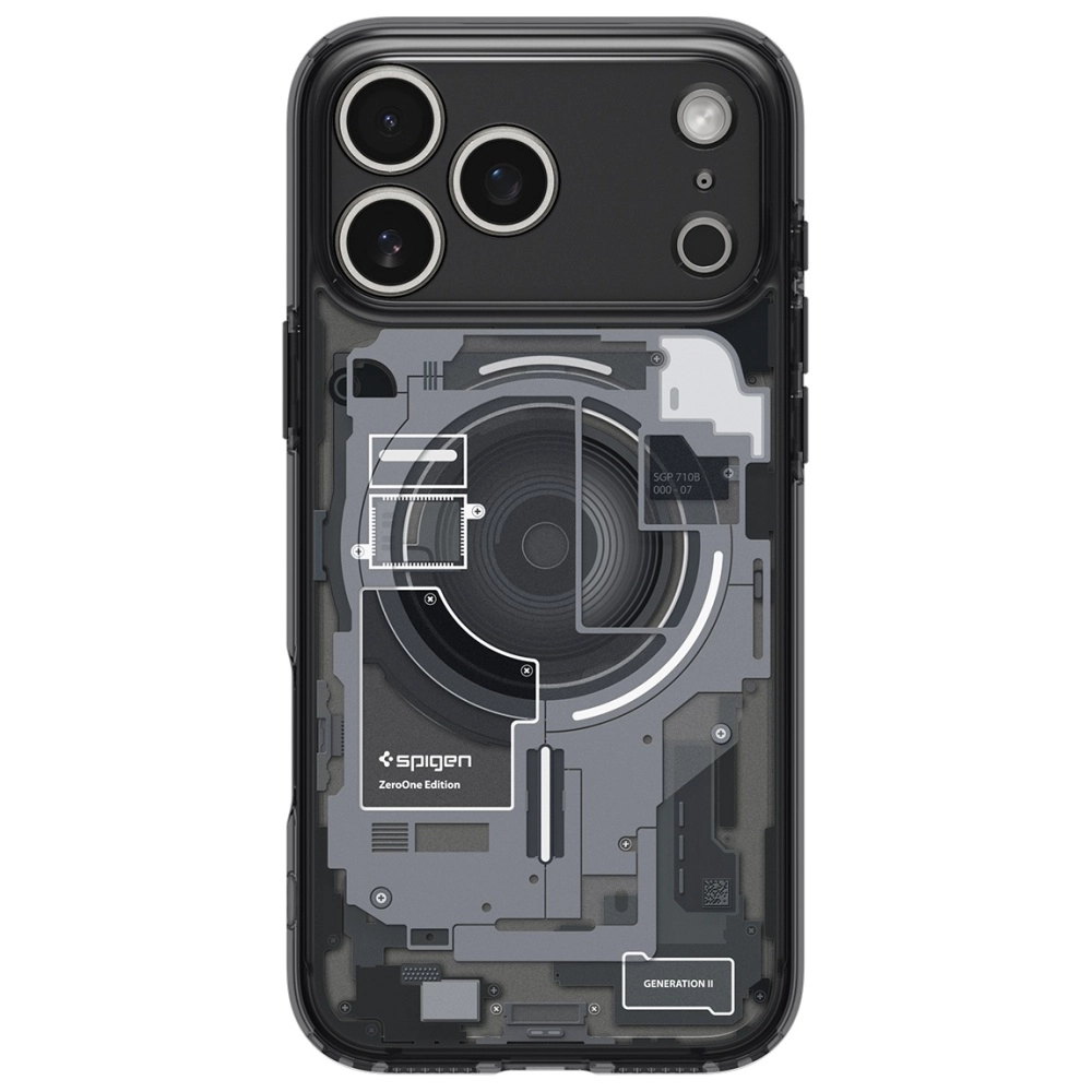 Etui Spigen Ultra Hybrid Mag MagSafe do iPhone 17 Pro Max zero one czarny