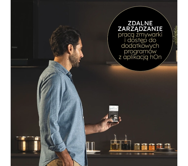 Haier I-Pro Shine Seria 6 XH 4A4F4B 59,7cm Funkcje AI X-spray Zdalne sterowanie - Kup na Raty - RRSO 0%