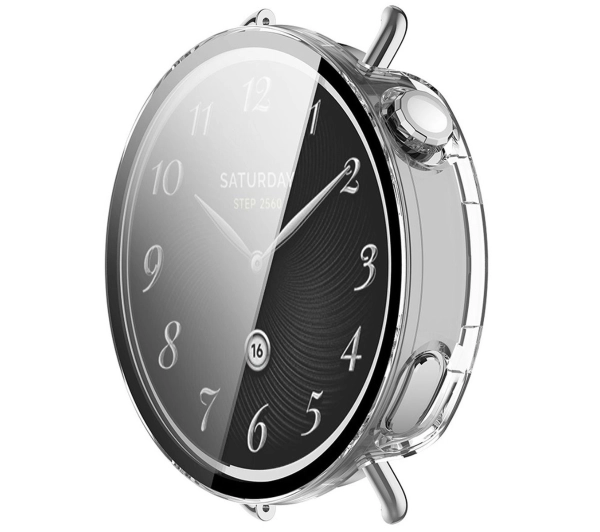 Bizon ze szkłem do Xiaomi Watch S4 41mm Przezroczysty