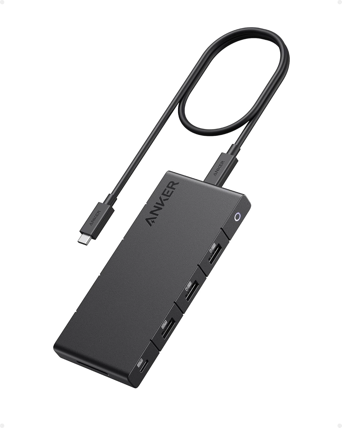 Hub USB Anker 364 A83A2G11 10w1 USB-C Czarny