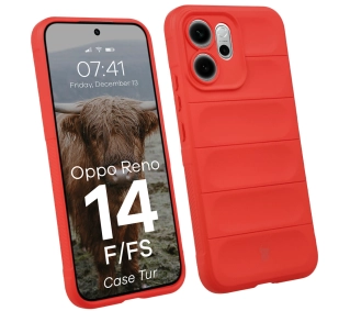 Bizon Pancerne Tur do Oppo Reno 14 F / FS Czerwony