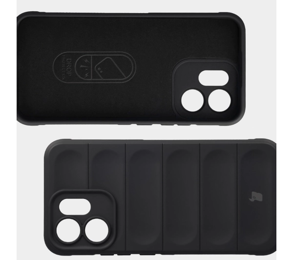 Bizon Pancerne Tur do Oppo Reno 14 F / FS Czarny