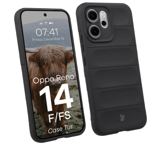 Bizon Pancerne Tur do Oppo Reno 14 F / FS Czarny