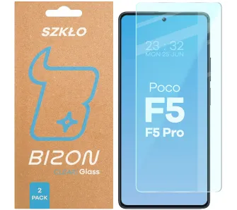 Szkło hartowane Bizon Clear Duo do Xiaomi POCO F5 / F5 Pro
