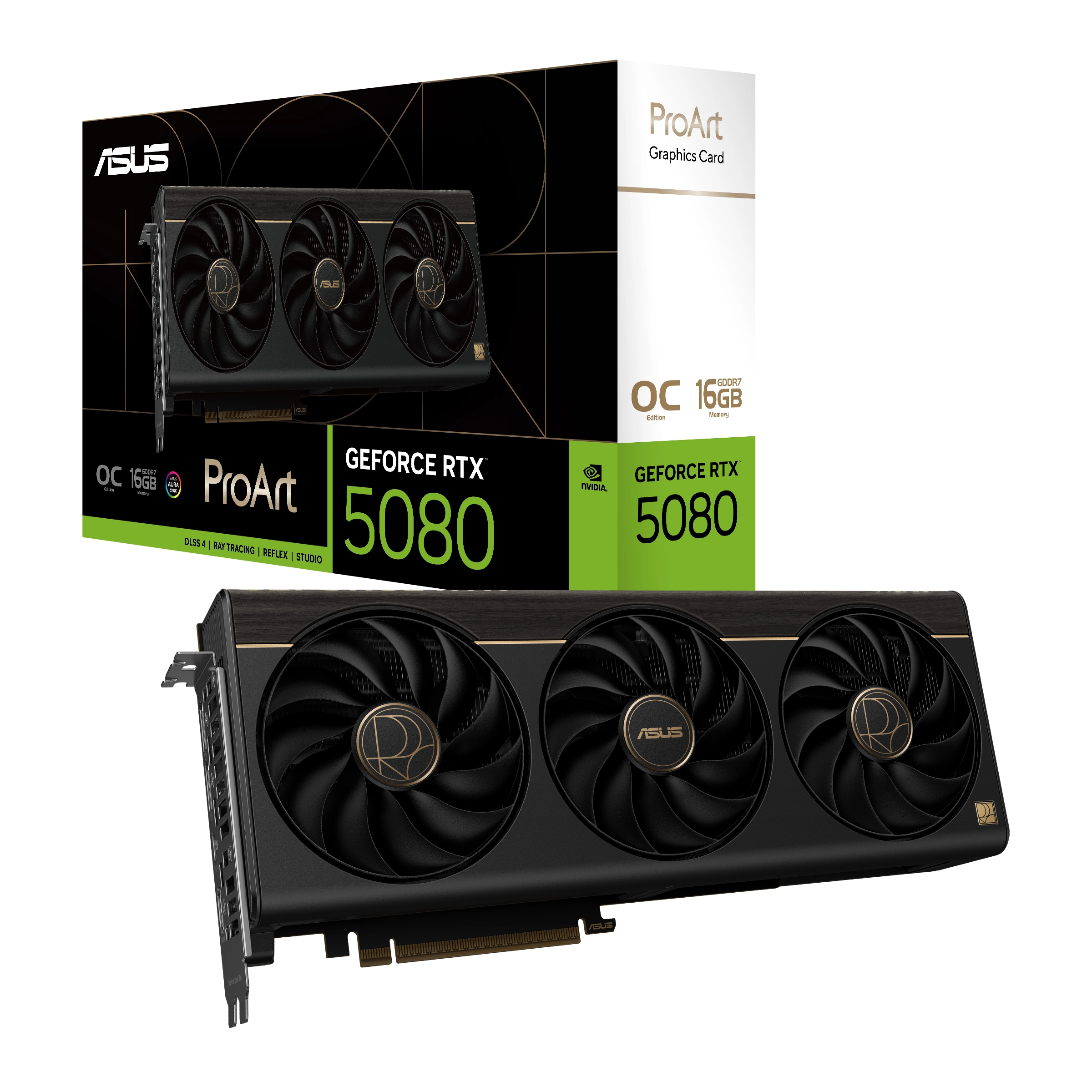 Karta graficzna ASUS ProArt GeForce RTX 5080 OC Edition 16GB GDDR7 256bit DLSS 4