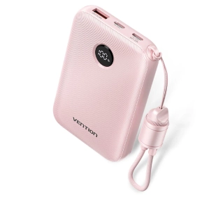 Vention FKAP0-C  10000mAh 22,5W Różowy