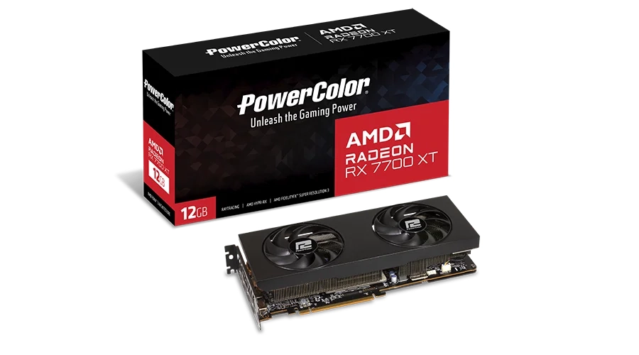 Karta graficzna PowerColor Radeon RX 7700 XT 12GB GDDR6 192bit FSR